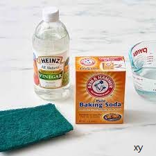 Carpet cleaning with baking soda and vinegar