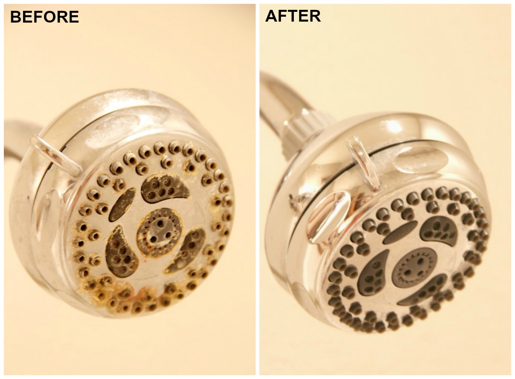 How to Clean a Showerhead Using Basic Pantry Ingredients