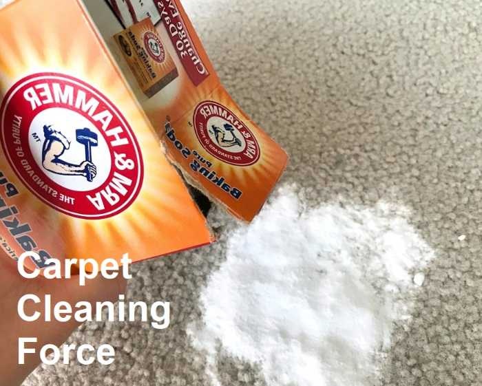 Carpet Cleaning With Baking Soda