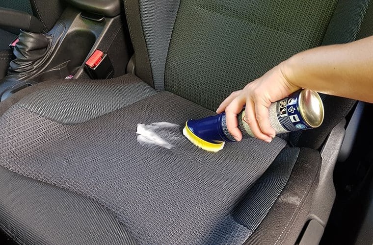 Can carpet cleaner be used on car seats?