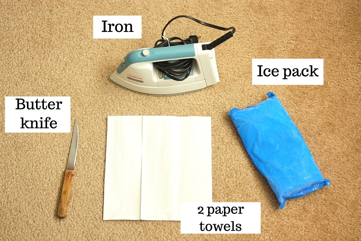 How to get wax out of carpet