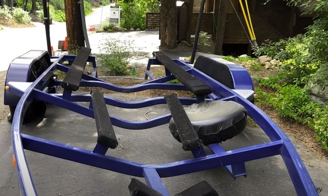 Boat trailer bunk shop carpet