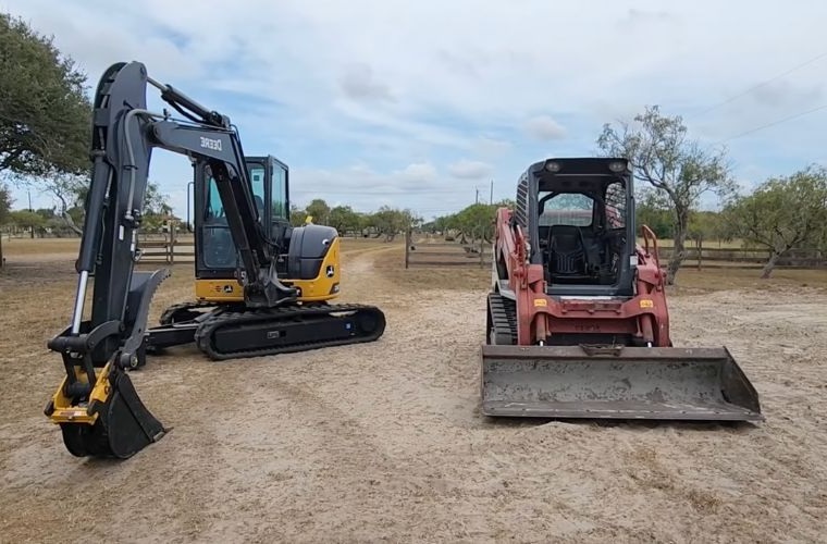 Excavator vs Skid Steer Carpet Cleaning Force