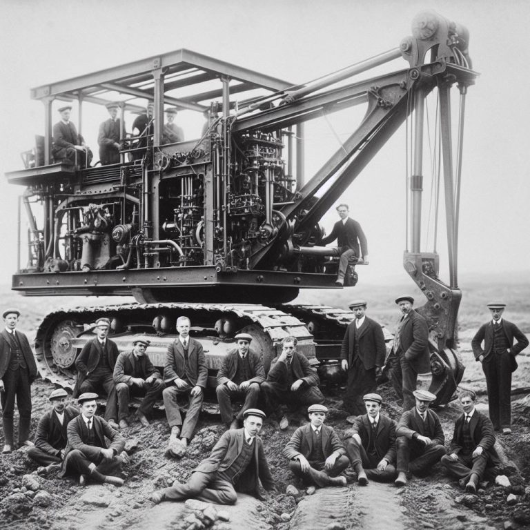 Who invented hydraulic excavator Carpet Cleaning Force